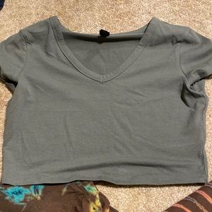 Target Green Crop top